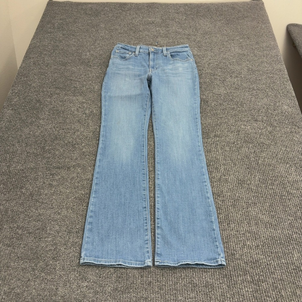 Levi's 725 Jeans Womens 29 Blue Cotton Blend High Rise Bootcut Casual Classic